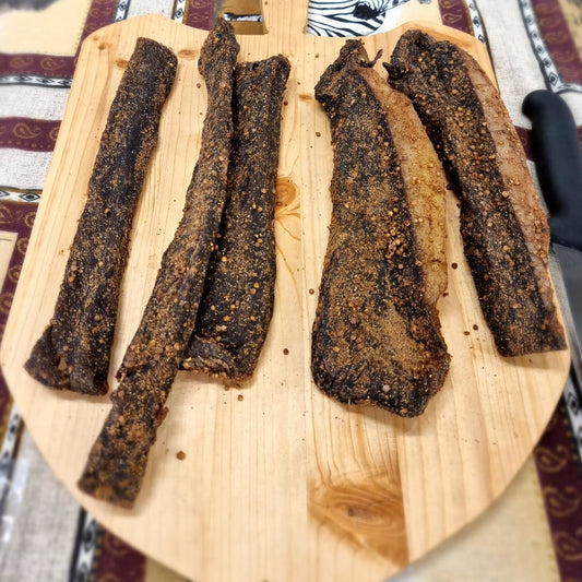 Tradisionele Bees Biltong met vet 250g