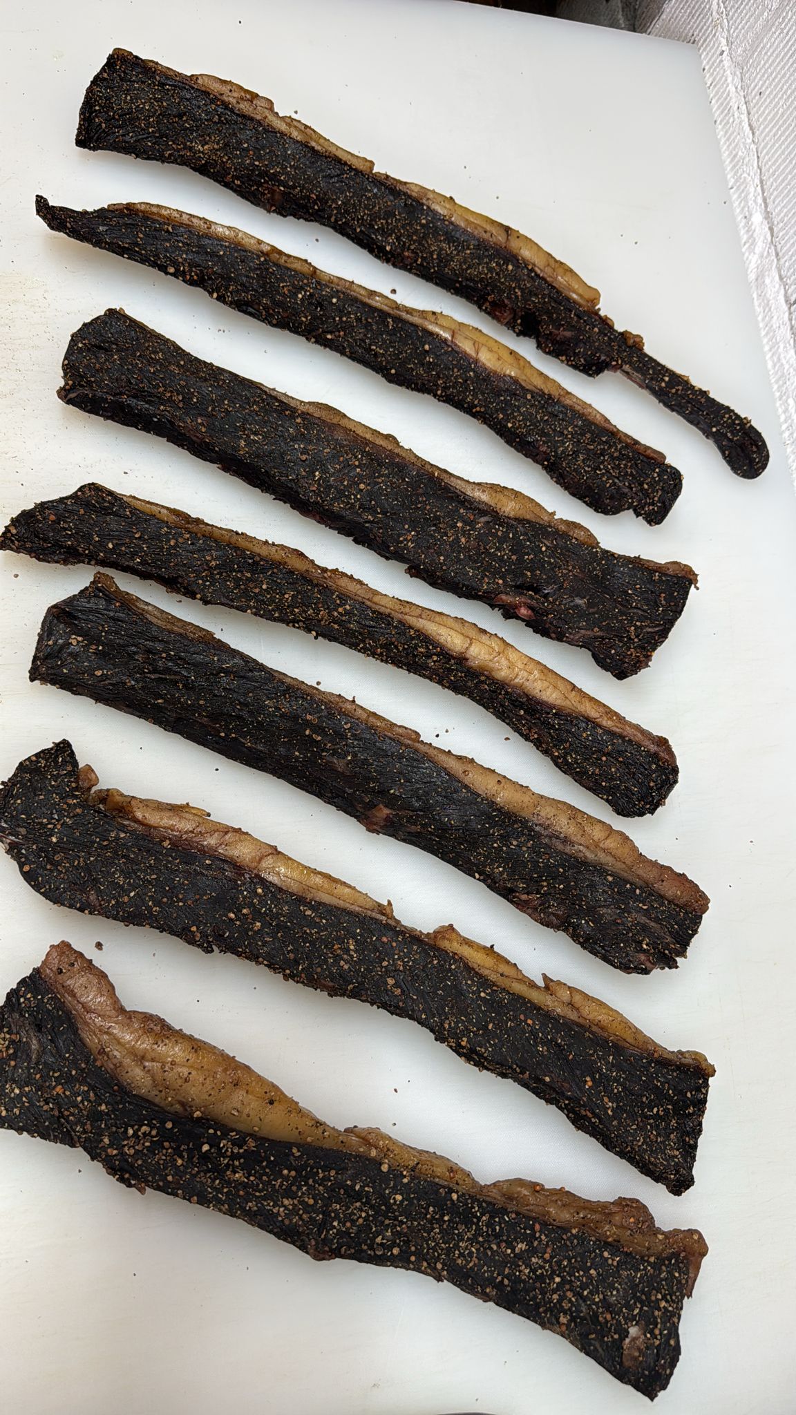 Traditionelles Biltong Rind (Fett) 250g